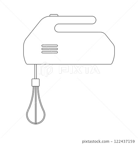 Hand mixer icon vector Hand mixer icon vector 122437159