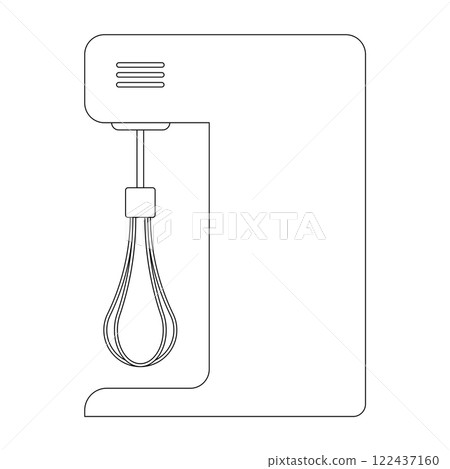 Hand mixer icon vector Hand mixer icon vector 122437160