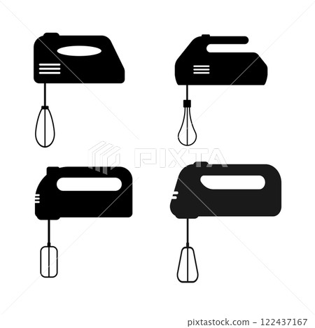 Hand mixer icon vector Hand mixer icon vector 122437167