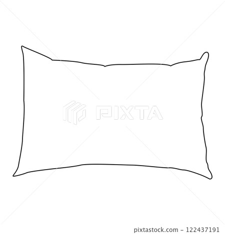Pillow icon vector 122437191