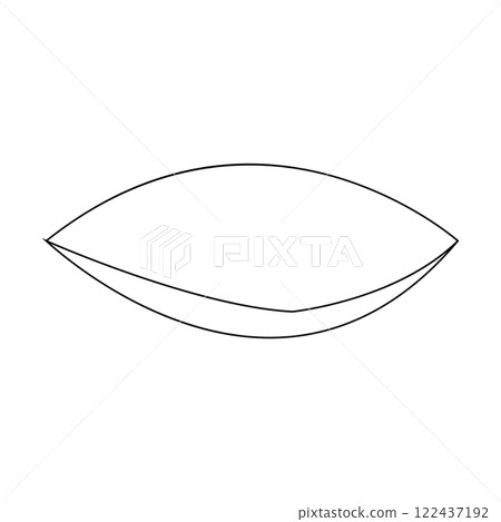 Pillow icon vector Pillow icon vector 122437192