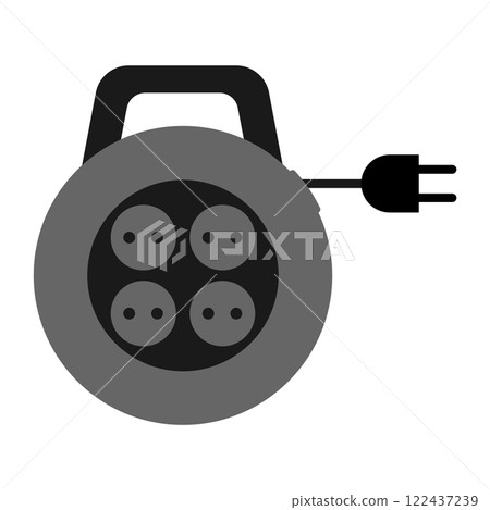 extension cord simple vector icon 122437239