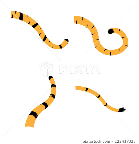 Tiger tail icon vector 122437325