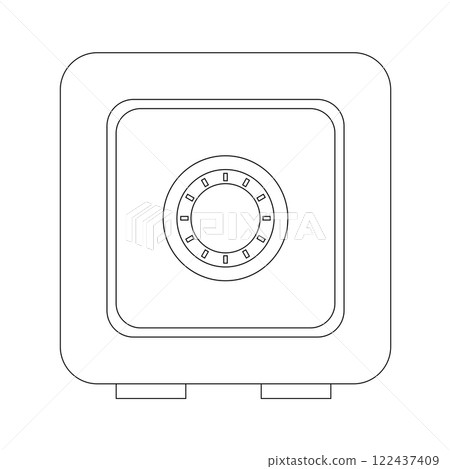 safe icon vector 122437409