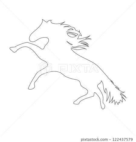 horse icon vektor 122437579