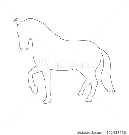 horse icon vektor 122437580
