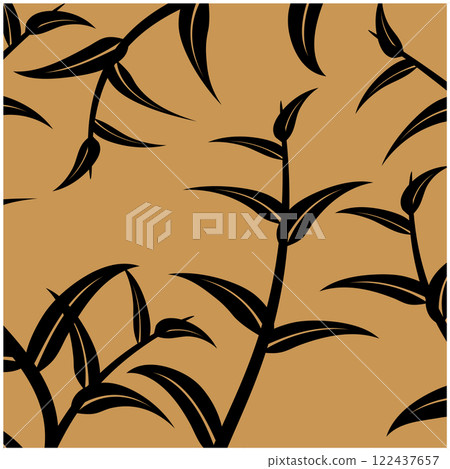 leaf background vector 122437657