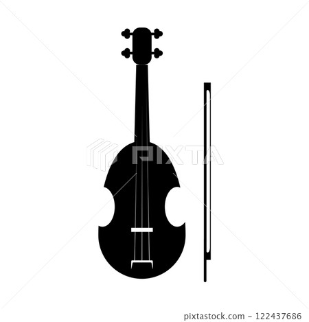 Violin vector icon 122437686