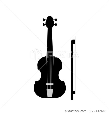 Violin vector icon 122437688
