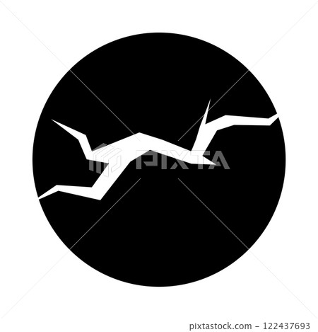 cracked icon 122437693