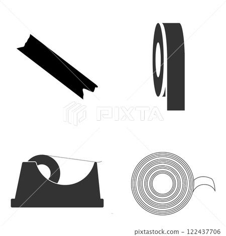 duct tape icon vector 122437706