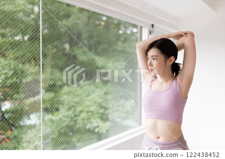 女性健身 122438452