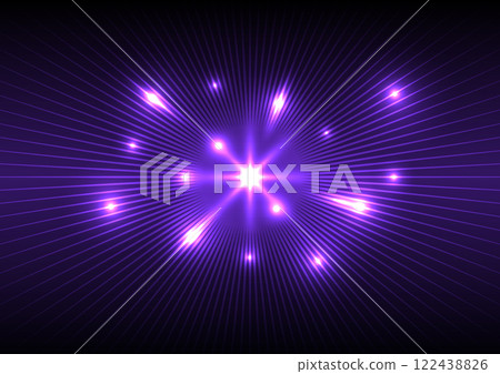 Abstract background with lightning explosion wave 122438826