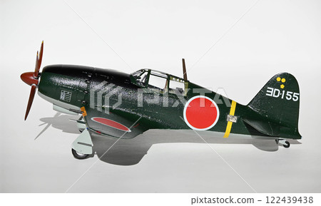 Raiden 14th experimental local fighter, 1/72 scale model, focus shift photography 122439438