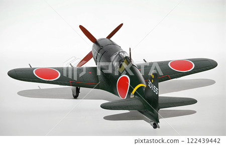 Raiden 14th experimental local fighter, 1/72 scale model, focus shift photography Raiden 14th experimental local fighter, 1/72 scale model, focus shift photography 122439442