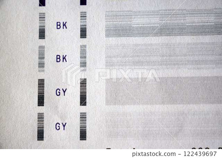 Print result from a clogged printer 122439697