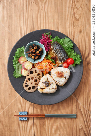 Colorful Japanese one-plate meal 122439856