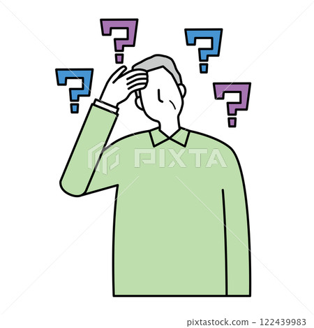 一位記不清事情的老人 122439983