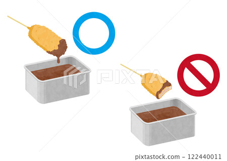 向量圖的串炸不能兩次沾醬 向量圖的串炸不能兩次沾醬 122440011