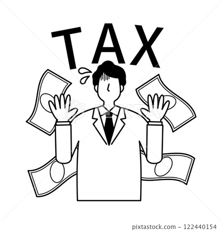 男子對稅收感到驚訝 122440154