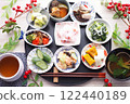 Healthy Japanese meal with plenty of vegetables and carbohydrate restriction Healthy Japanese meal with plenty of vegetables and carbohydrate restriction 122440189