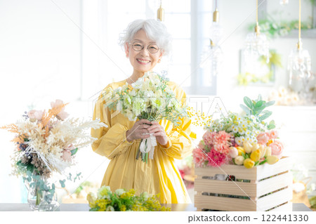 高級女性生活鮮花 122441330