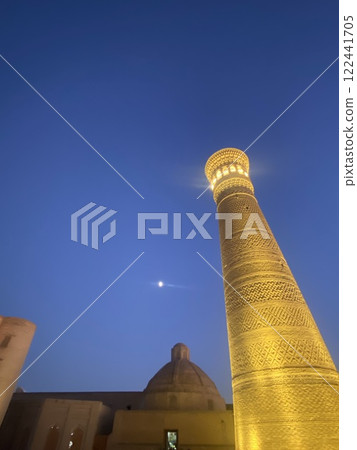 Illuminated minarets 122441705