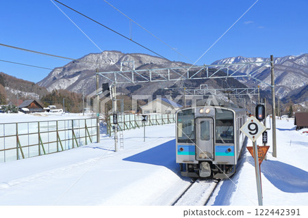 Ooto Line Hakuba Yamakada of winter Ooto Line Hakuba Yamakada of winter 122442391