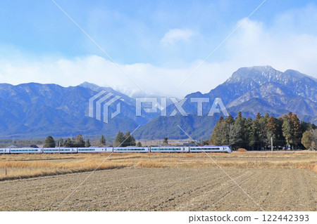 大ito線特急Azusa冬季去安mino野 122442393