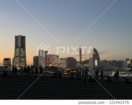 從大棧橋眺望港未來的日落 122442478