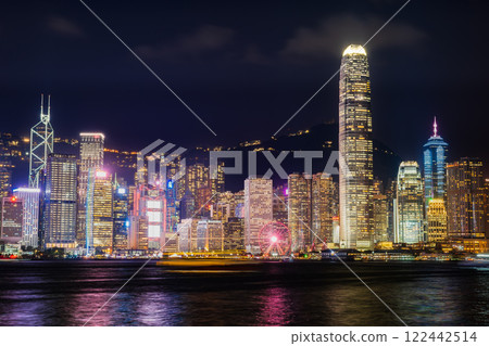 香港百萬美元夜景維多利亞港 香港百萬美元夜景維多利亞港 122442514