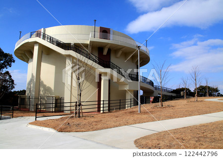 福岡縣大牟田市延命公園散步道上的「延命水庫」風景 122442796
