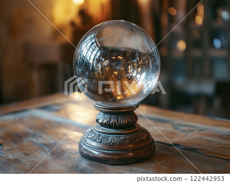 Fortune telling crystal ball AI image Fortune telling crystal ball AI image 122442953