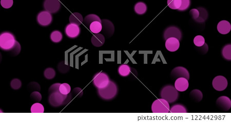 Pink bokeh, blurred background with sparkling lights, blurry glitter effect. 122442987
