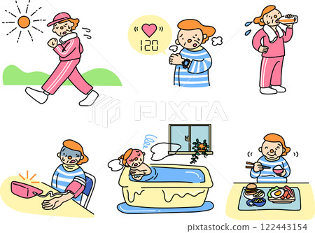 不健康的高級婦女插圖集 122443154