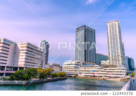 日本橫濱城市景觀，俯瞰橫濱灣區等 = 2025 年 1 月 15 日 122443378