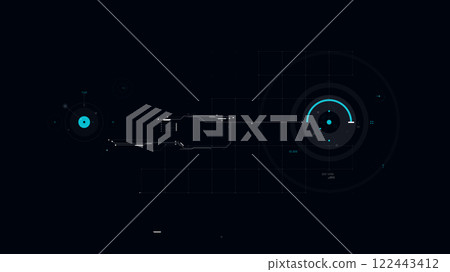 Digital cyber futuristic technology design element 014 Digital cyber futuristic technology design element 014 122443412