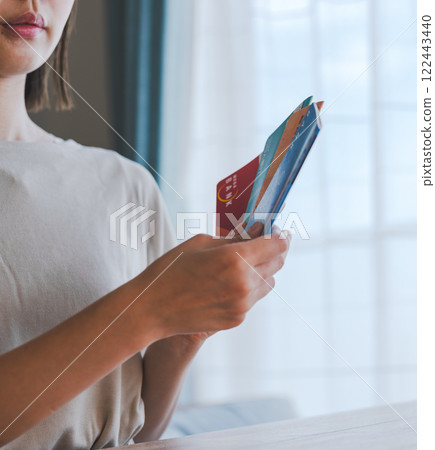 Portrait of a housewife 122443440