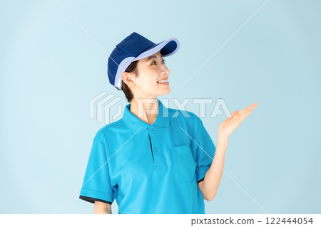 女人，送貨，揮手 122444054