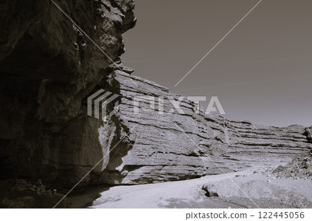 A majestic canyon formed by erosion and wind erosion A majestic canyon formed by erosion and wind erosion 122445056