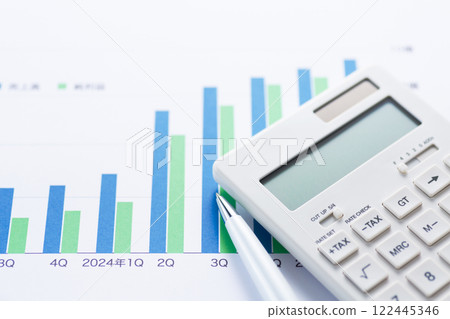 公司業績圖表和計算器 122445346