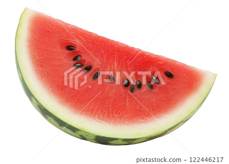 Vivid watermelon cross section 122446217