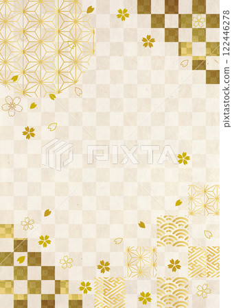Japanese pattern and washi paper background Japanese pattern and washi paper background 122446278