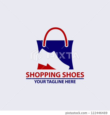 shoe shop modern logo design vector 122446489