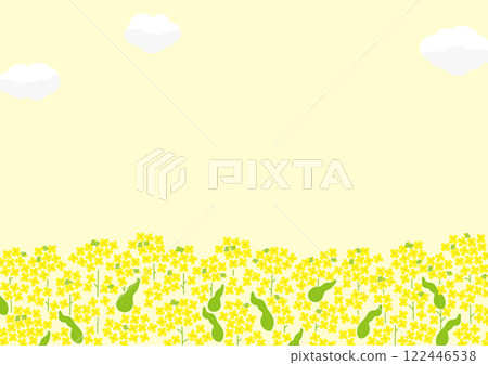 油菜花風景插畫 122446538
