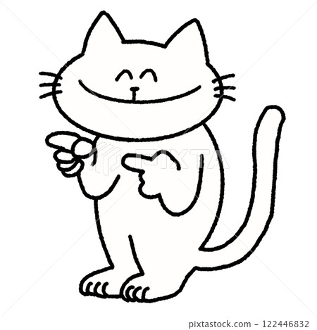 箭頭貓指向 箭頭貓指向 122446832