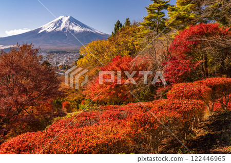 【山梨縣】富士山與紅葉 【山梨縣】富士山與紅葉 122446965