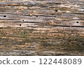 Old Weathered Wooden Surface Texture 122448089