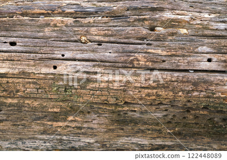 Old Weathered Wooden Surface Texture 122448089