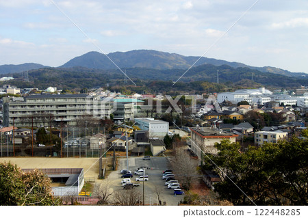 Enmei Park: View of downtown Omuta from Fureai-no-Oka 122448285